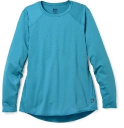 REI Co-op Lightweight Base Layer Long-Sleeve Crew Top - Women's -REI Co-op Online 1548470075