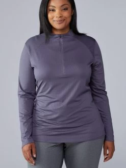 REI Co-op Online 3 REI Co-op Lightweight Base Layer Half-Zip Top - Women's Plus Sizes