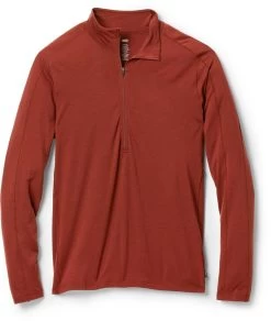 REI Co-op Merino 185 Long-Sleeve Half-Zip Base Layer Top - Men's