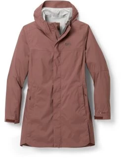 REI Co-op Rainier Long Line Rain Jacket - Women's -REI Co-op Online 2274880014