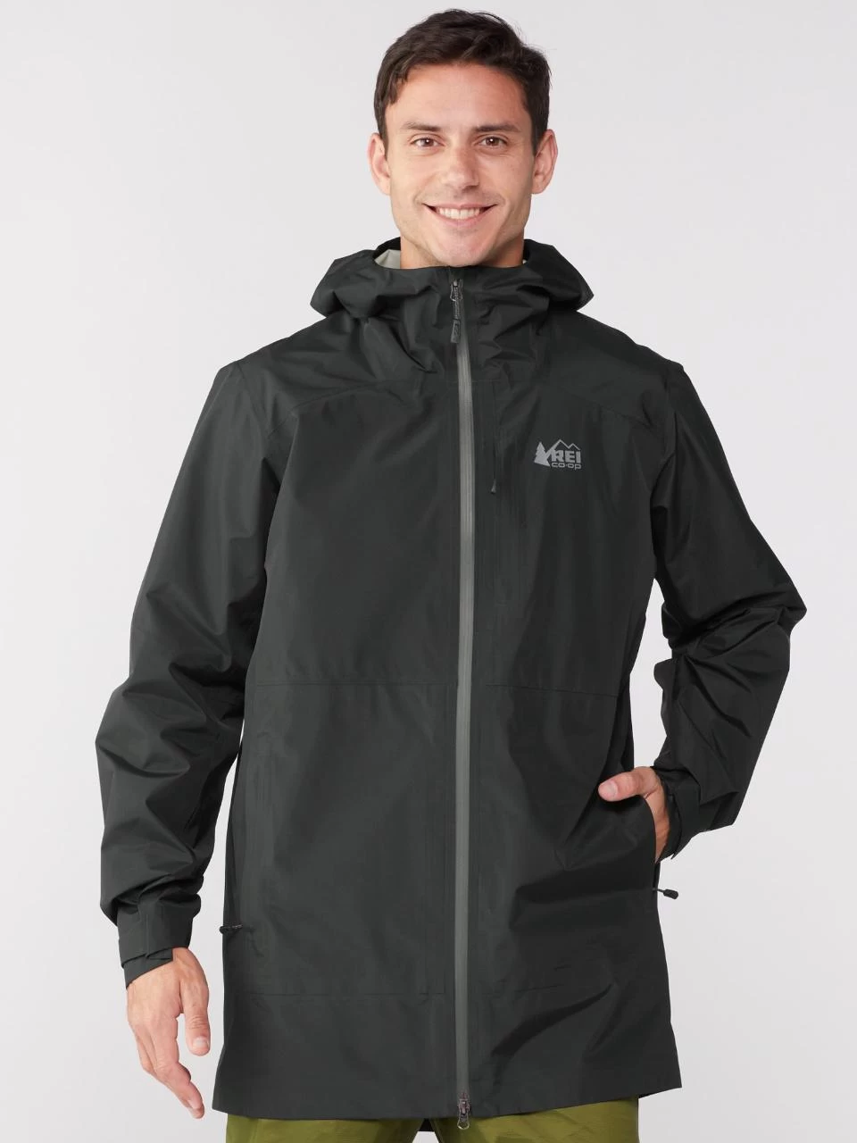 REI Co-op XeroDry GTX Long Jacket - Men's 2 REI Co-op XeroDry GTX Long Jacket - Men's - Image 2